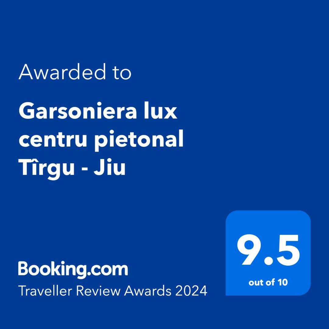 Appartement Garsoniera lux centru pietonal Tîrgu - Jiu à Târgu Jiu Extérieur photo